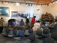05D Displays Inside Nattinnak Visitors Centre In Pond Inlet Mittimatalik Baffin Island Nunavut Canada For Floe Edge Adventure